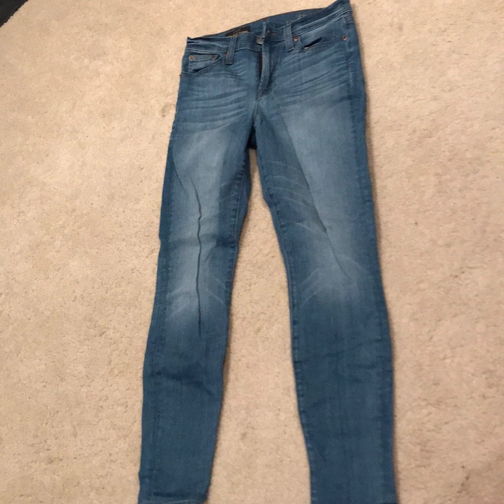 Jcrew high rise skinny jeans!